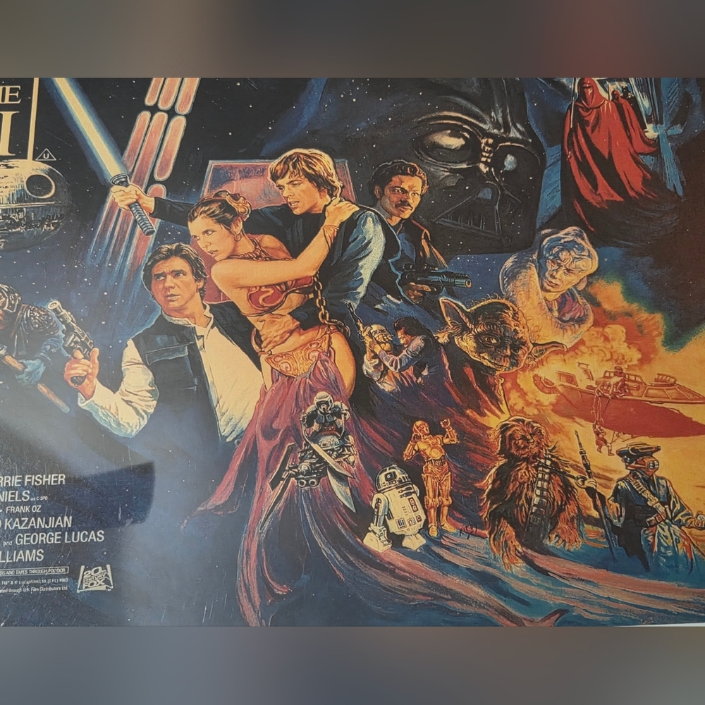 Star Wars Return Of The Jedi Mini Replica Movie Poster With Sleeve - Picture 5 of 5